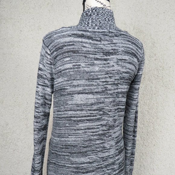 Ambiance* Women's Crochet Knitted Long Sleeve Open Cardigan Sweater~ Size Medium - Picture 5 of 12